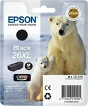 Epson 26XL | C13T26214012 Tinte Schwarz XL 500 Seiten Original