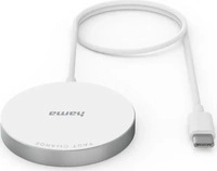 Hama Wireless Charger MagCharge FC15 Induktive Ladestation 15 W Wei&szlig;
