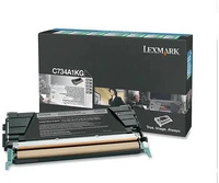 Lexmark C734A1KG Toner Schwarz 8000 Seiten Original