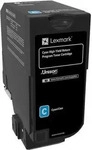 Lexmark 74C2HC0 Toner Cyan 12000 Seiten Original