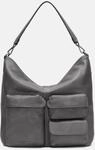 Ger&auml;umige Hobo-Bag aus weichem Leder