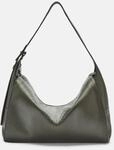 Ger&auml;umige Hobo-Bag aus Leder mit Breaking-Effekt