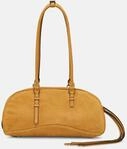 Ger&auml;umige Schultertasche in Velourslederoptik