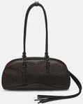 Ger&auml;umige Schultertasche in Lederoptik mit authentischer Narbung
