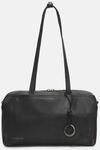 Ger&auml;umige Tasche aus Rindsleder mit Vintage-Effekt