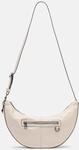 Handliche Hobo-Bag aus Rindsleder mit glossy Finish