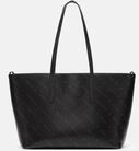 Shopper aus Leder mit Monogramm