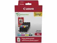Canon 6443B006, Canon Tinten 6443B006 CLI-551XL BK C M Y 50 Blatt 10x15, 4...