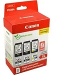 3 Canon Tinten 8286B015 Photo Value Pack 2 x PG-545XL + 1 x CL-546XL Multipack KCMY +