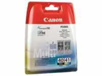 2 Canon Tinten 0615B036 PG-40 + CL-41 4-farbig