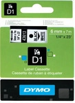Dymo S0720780, Dymo Label Band D1 43613 (S0720780) schwarz auf wei&szlig; 6mm x 7m