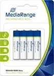 MediaRange MRBAT120, MediaRange Akkus Micro AAA 1,2V, 4 St&uuml;ck