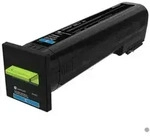 Lexmark Toner 72K2XC0 cyan