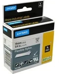 Dymo Label Band IND 18489 (S0718120) schwarz auf wei&szlig; 19mm x 3,5m Nylon flexibel