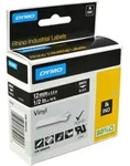 Dymo Label Band IND 1805435 wei&szlig; auf schwarz 12mm x 5,5m Vinyl