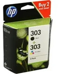 2 HP Tinten 3YM92AE 303 Doppelpack KCMY