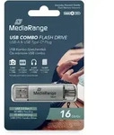 MediaRange USB Stick 3.1 Kombo-Speicherstick, USB Type-C, 16 GB