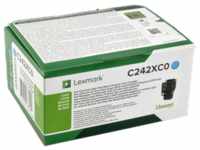 Lexmark Toner C242XC0 cyan