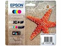 Epson C13T03A940, Epson Tinten C13T03A940 603 4-farbig, 4 Stück (1 x 8,9ml BK...