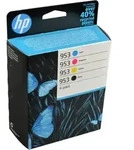 4 HP Tinten 6ZC69AE 953 Multipack KCMY