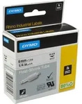 Dymo Schrumpfschlauch IND 18051 (S0718260) schwarz auf wei&szlig; 6mm x 1,5m