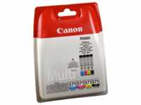 4 Canon Tinten 0332C005 CLI-571XL BK C M Y 4-farbig + Papier