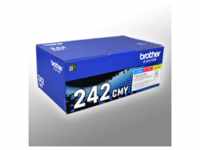 3 Brother Toner Multipack TN-242CMY 3-farbig