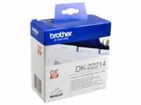 Brother PT Etiketten DK22214 weiss 12mm x 30,48m Rolle