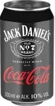 Jack Daniels & Coca-Cola Dose 10% 0,33 Liter