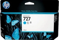 HP B3P19A, HP B3P19A / 727 Tintenpatrone cyan (original)
