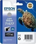 Epson C13T15774010, Epson C13T15774010 / T1577 Tintenpatrone schwarz hell (ca. 23000