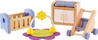 Hape E3459, Hape Babyzimmer - Puppenhausm&ouml;bel