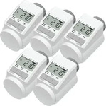 Eqiva 5er-Set Elektronischer Heizk&ouml;rperthermostat Model L mit Boost-Funktion