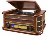 Dual Nostalgie-Stereo-Musikcenter NR 4, UKW-Radio, USB, CD-Player,...