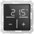 Homematic IP Smart Home Glas-Wandthermostat mit CO2-Sensor, schwarz, HmIP-WGTC-A