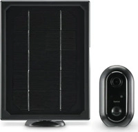 Hama Smarte &Uuml;berwachungskamera, WLAN-Kamera Outdoor, Akku, Solar, Aufzeichnung,