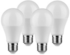 M&uuml;ller Licht 4er-Pack 9-W-LED-Lampen E27, warmwei&szlig;, 806 lm, Energieeffizienzklasse: