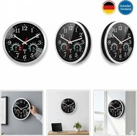 technoline XXL-Funk-Wanduhr mit Temperatur- und Luftfeuchte-Anzeige,