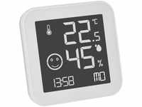 TFA Digitales Thermo-Hygrometer WHITE mit E-Paper-Display, Klimakomfortanzeige,...