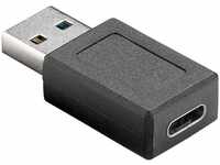 goobay USB-C-Buchse auf USB-A-3.0-Stecker, schwarz