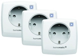 Homematic IP Smart Home 3er-Set Schalt-Mess-Steckdose, HmIP-PSM-2