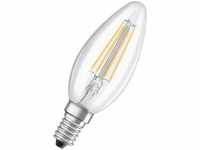 OSRAM Lighting OSRAM LED RETRO Glass Bulb 4,8-W-Filament-LED-Kerzenlampe, E14, klar,