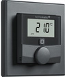 Homematic IP Smart Home Wandthermostat mit Luftfeuchtigkeitssensor, anthrazit,