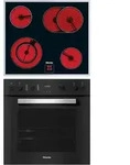 Miele Herdset H 2459 E Active Obsidianschwarz + KM 6013