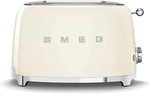 Smeg Toaster f&uuml;r 2 Scheiben TSF 01 CREU Creme TSF01CREU