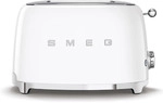 Smeg Toaster f&uuml;r 2 Scheiben TSF 01 WHEU Weiss TSF01WHEU