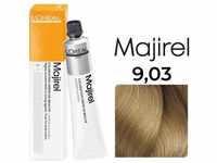 L'Oréal Professionnel Majirel Haarfarbe 9,03 Sehr Helles Blond Leicht Gold -