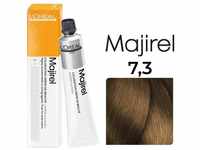 L'Oréal Professionnel Majirel Haarfarbe 7,3 Mittelblond Gold - Goldgrundton...
