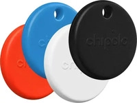 Chipolo CH042, Chipolo POP Schwarz/Wei&szlig;/Rot/Blau - 4-Pack