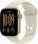 Apple MJED4ZR/A, Apple Watch Series 12 42mm Gold (Beiges Gumiarmband S/M)
